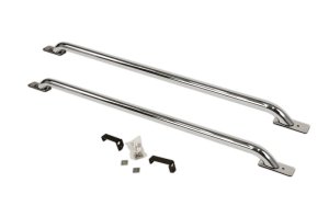 Chevrolet Silverado Bed Rails - Go Rhino - Stake Pocket - Chrome - `07-`13